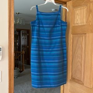 Host’s Pick - Yves Cossette Depeche Mode - Blue & Purple Striped Tank Dress - 14